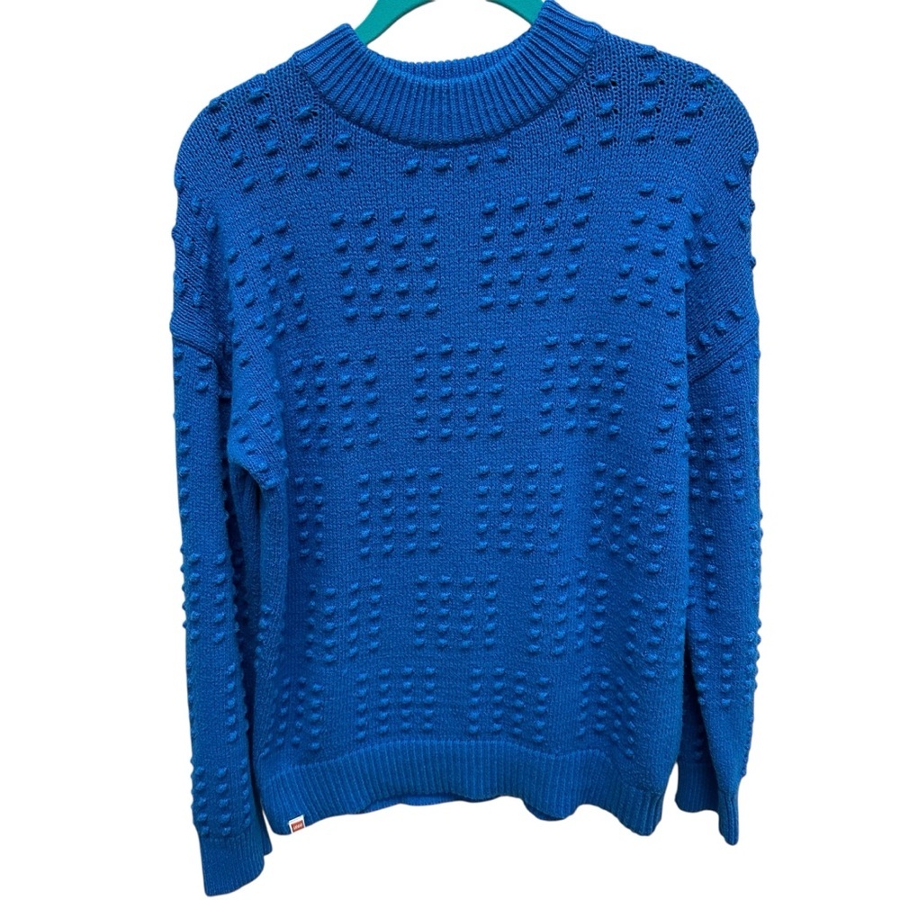 Lego x Target sweater textured blue women’s small pullover - Picture 2 of 7